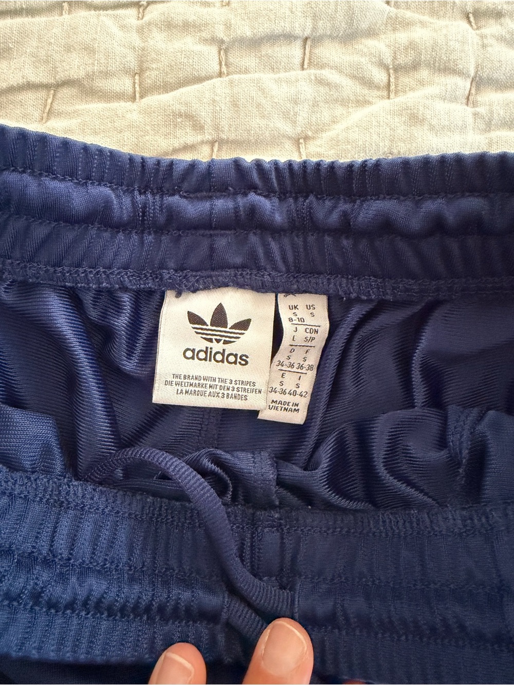 adidas Navy Blue firebird shorgs - Picture 3 of 4